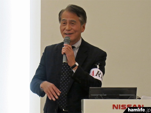「第15回西日本ハムフェア－」で講演する、JARDの坂本専務理事